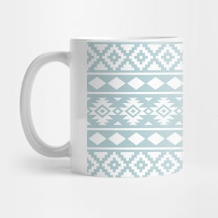 Aztec Essence Ptn White on Lt Blue Mug